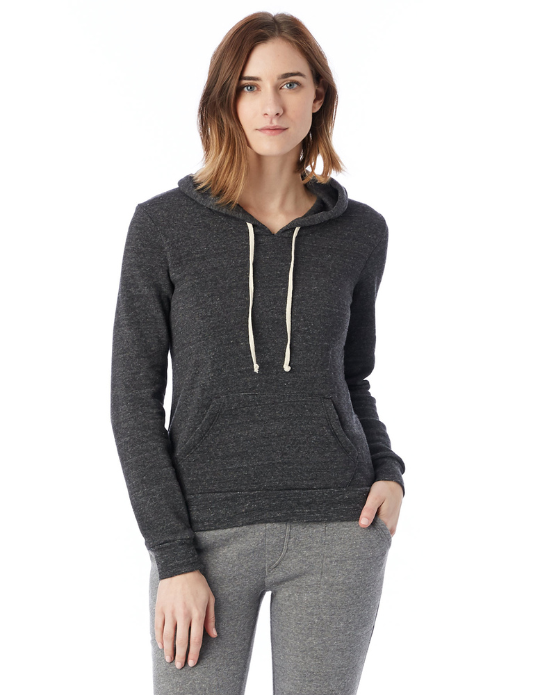 alternative 09596f2 women's athletics eco ™ -fleece pullover hoodie Front Fullsize