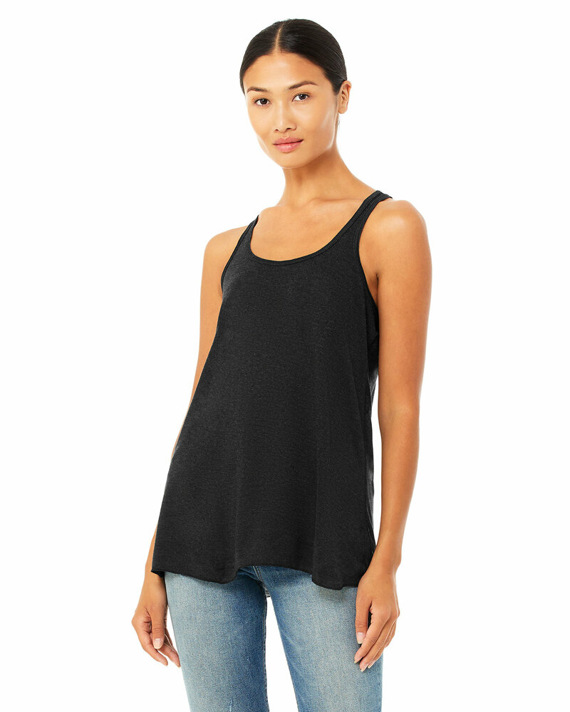 Bella + Canvas B8800 Ladies' Flowy Racerback Tank Front Fullsize"