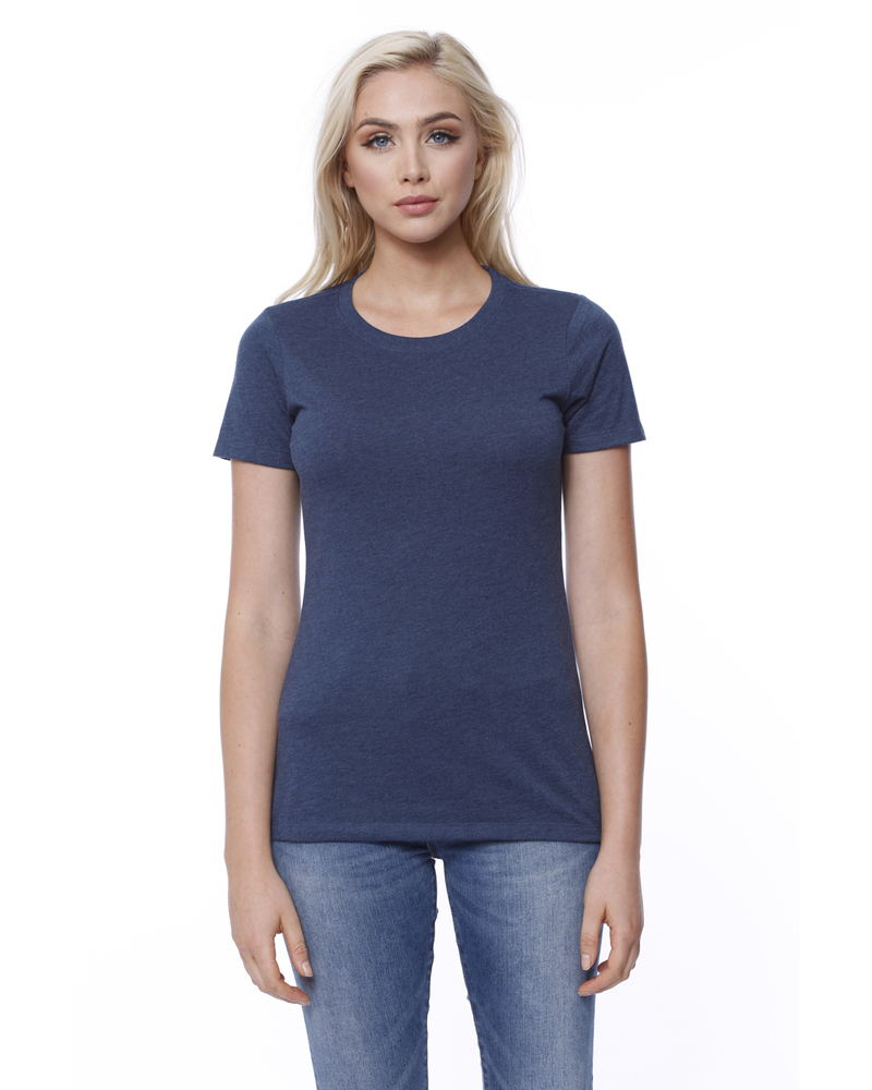 startee st1410 ladies' cvc crew neck t-shirt Front Fullsize