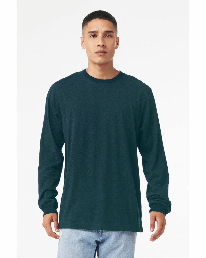 Bella + Canvas 3501 Unisex Jersey Long-Sleeve T-Shirt Front Fullsize"