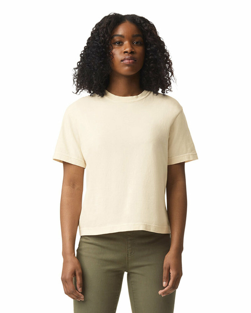 comfort colors 3023cl ladies' heavyweight middie t-shirt Front Fullsize