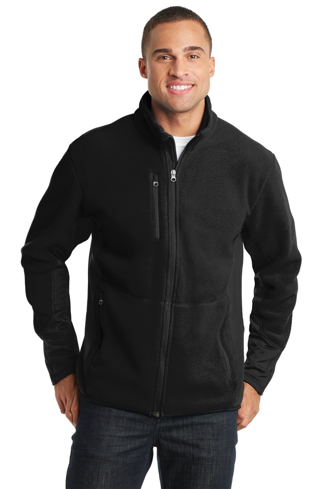 port authority f227 r-tek ® pro fleece full-zip jacket Front Fullsize