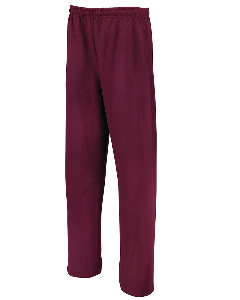 jerzees 974mp nublend ® open bottom pant with pockets Front Fullsize