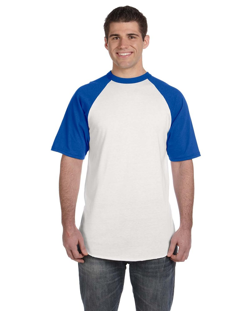 augusta sportswear 423 baseball short sleeve tee 2.0 Front Fullsize