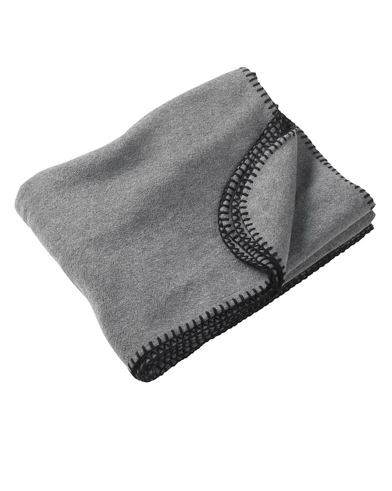 Harriton M999 Fleece Blanket Front Fullsize"
