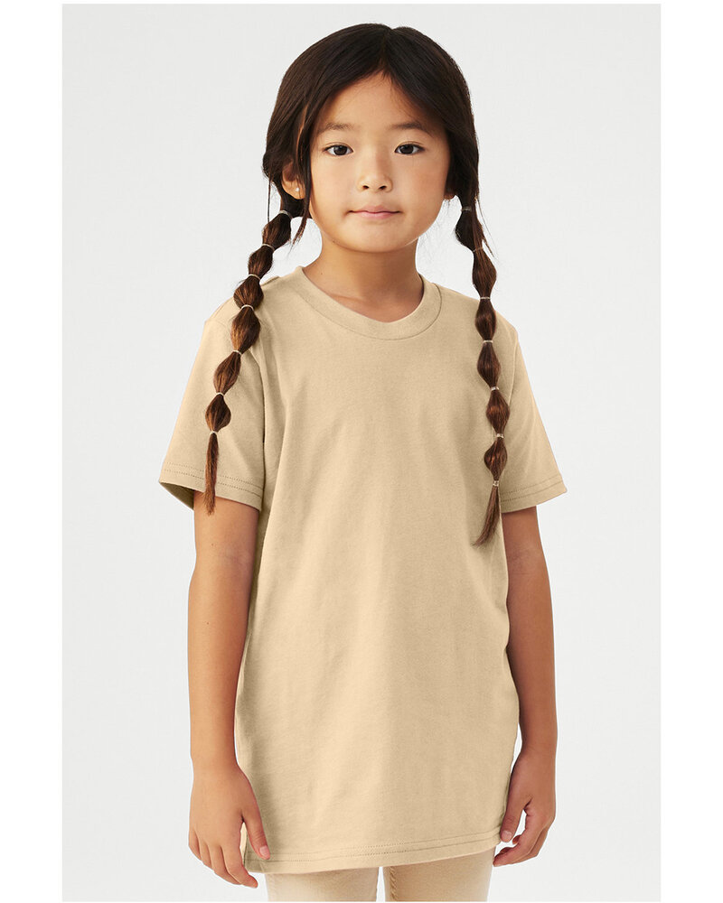 Bella + Canvas 3001Y Youth Jersey T-Shirt Front Fullsize"