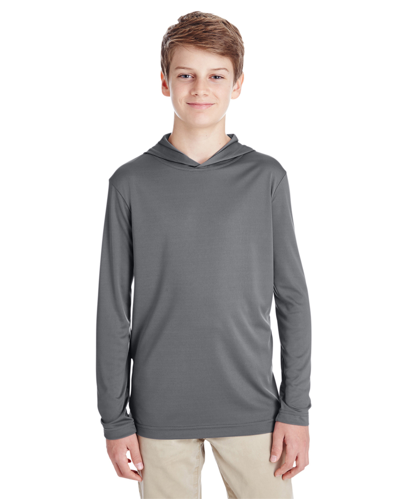 Team 365 TT41Y Youth Zone Performance Hoodie Front Fullsize"