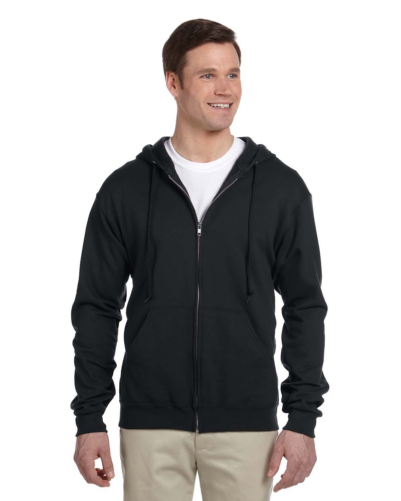 jerzees 993 nublend ® full-zip hooded sweatshirt Front Fullsize