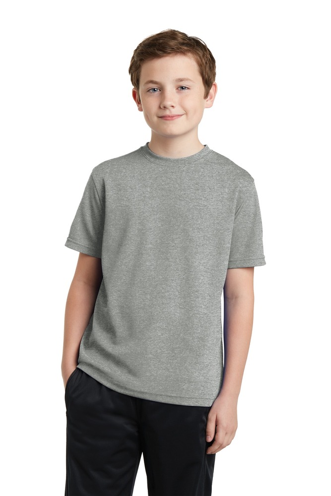 Sport-Tek YST340 Youth PosiCharge ® RacerMesh® Tee Front Fullsize"