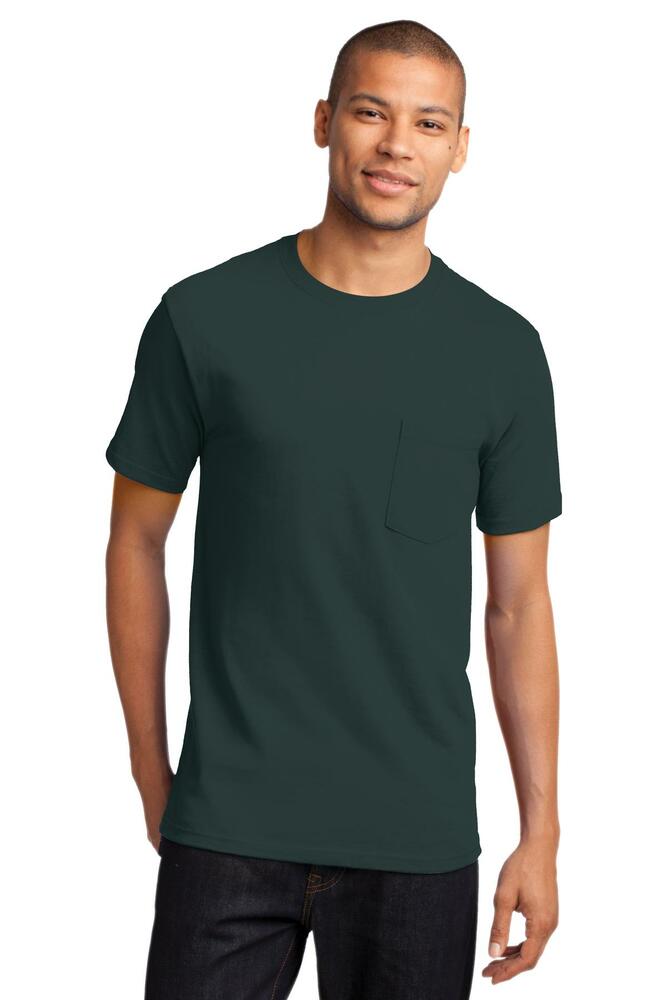 Port & Company PC61PT Tall Essential Pocket Tee Front Fullsize"