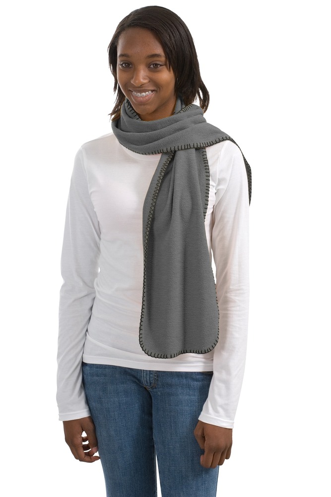 port authority fs01 r-tek ® fleece scarf Front Fullsize