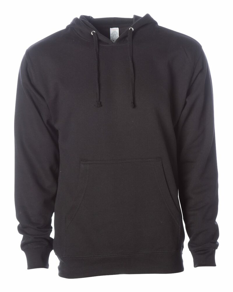 independent trading co. ss4500 midweight hooded sweatshirt Front Fullsize