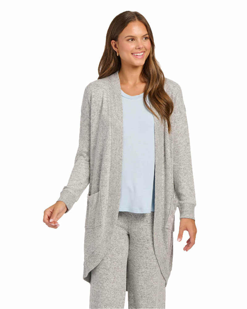 Boxercraft BW1103 Ladies' Cuddle Fabric Cardigan Front Fullsize"