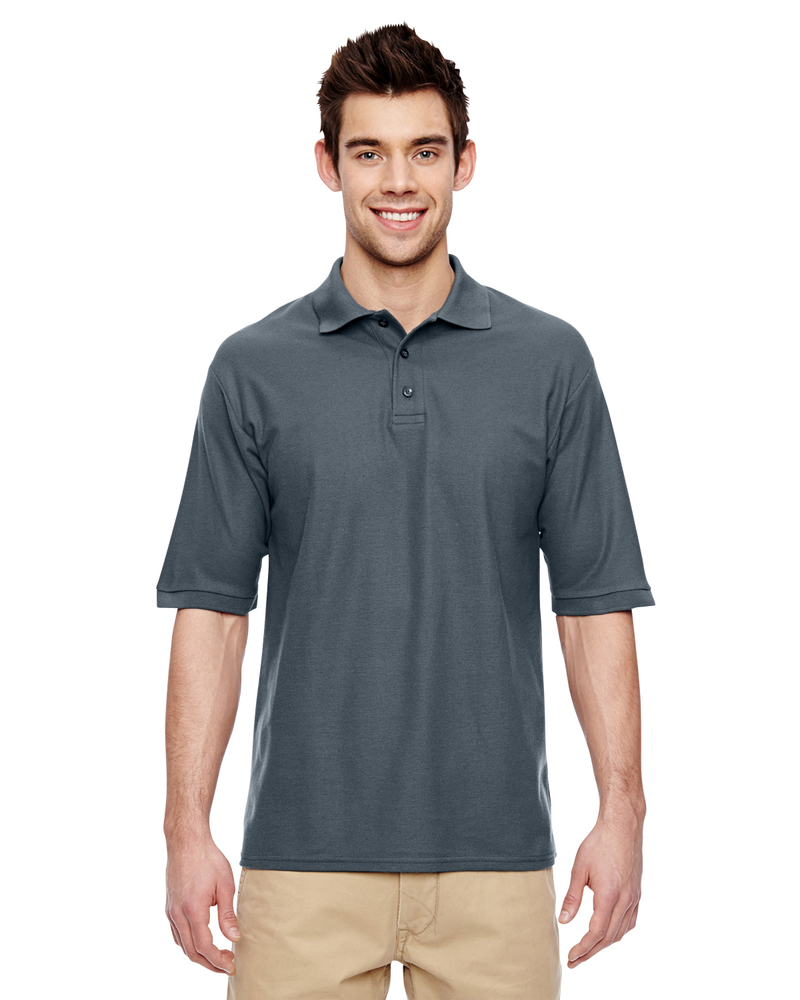 jerzees 537msr adult 5.3 oz. easy care™ polo Front Fullsize