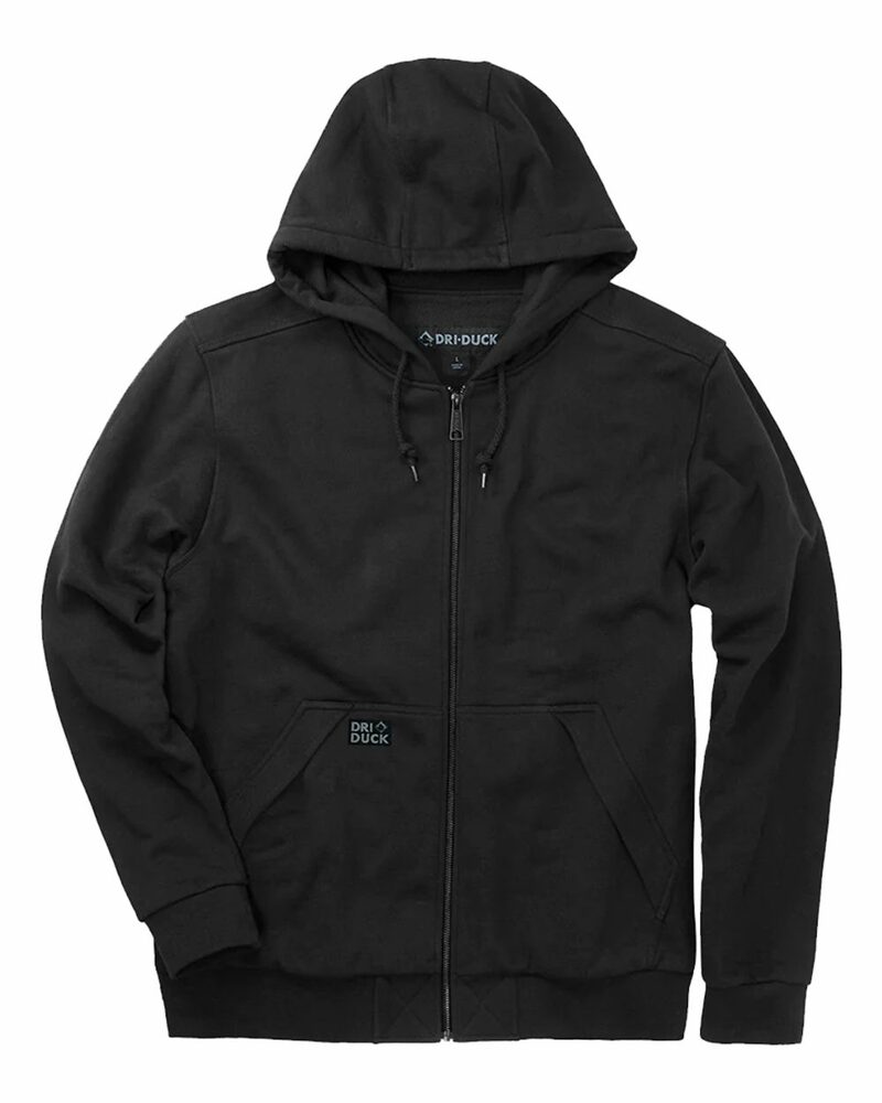 dri duck 7348 men's mission full-zip fleece Front Fullsize