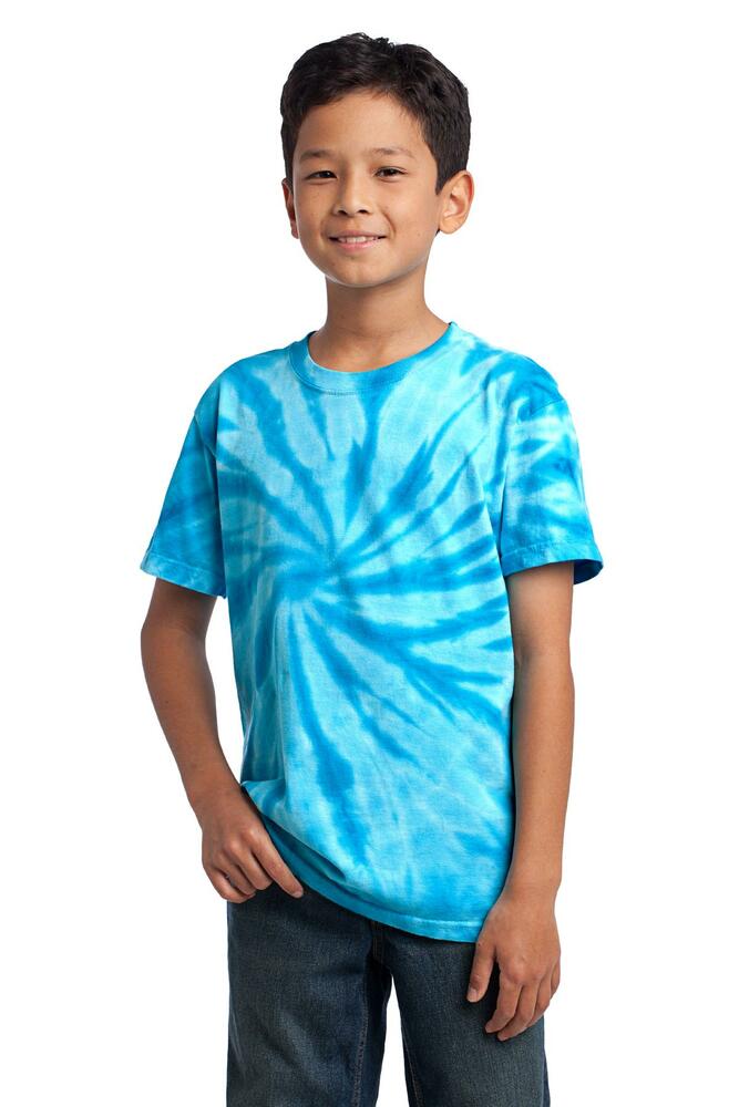 port & company pc147y youth tie-dye tee Front Fullsize