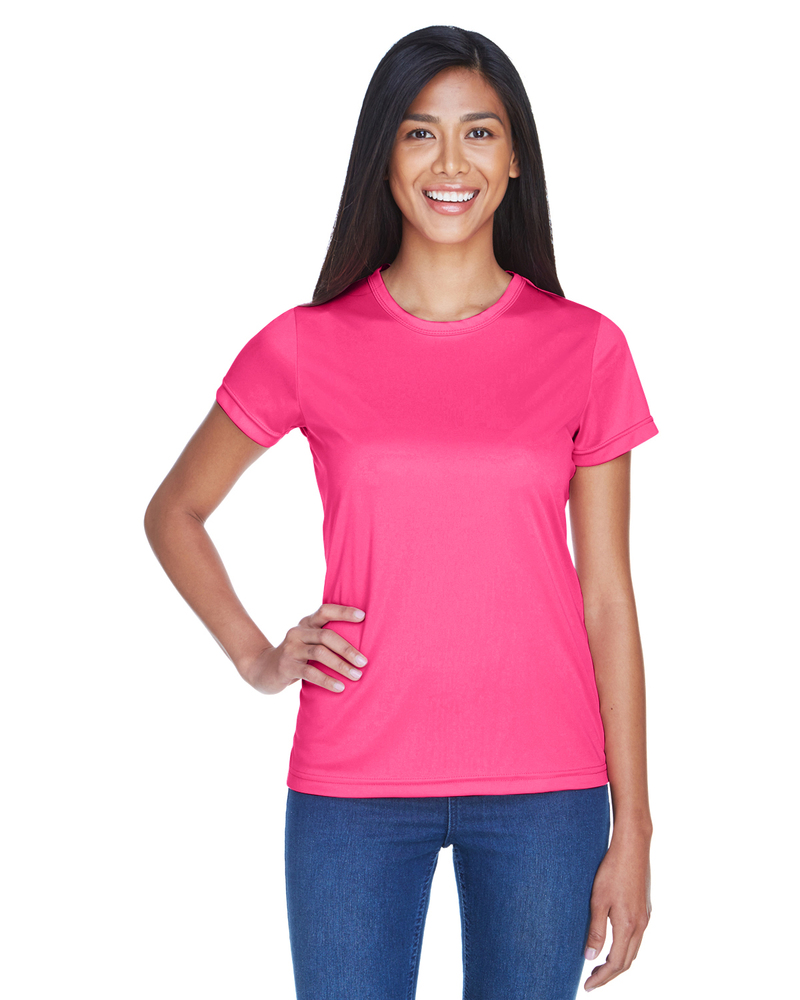UltraClub 8420L Ladies' Cool & Dry Sport Performance Interlock T-Shirt Front Fullsize"