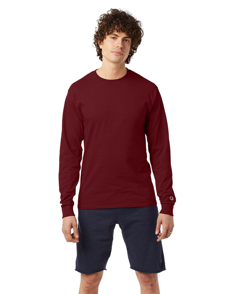 champion cc8c adult long-sleeve t-shirt Front Fullsize