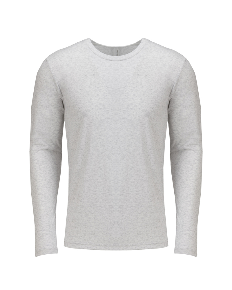 Next Level 6071 Men's Triblend Long-Sleeve Crew Front Fullsize"