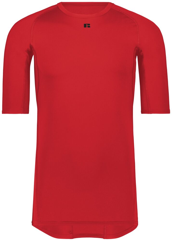 Russell Athletic R21CPM Half Sleeve Compression Tee Front Fullsize"