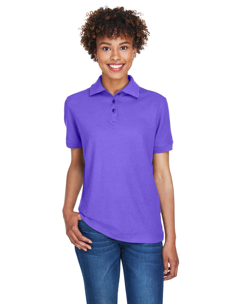 UltraClub 8541 Women's Whisper Pique Polo Front Fullsize"