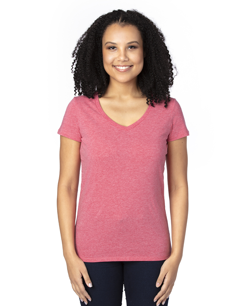 Threadfast Apparel 200RV Ladies' Ultimate V-Neck T-Shirt Front Fullsize"