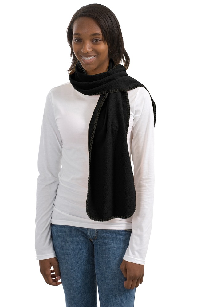 port authority fs01 r-tek ® fleece scarf Front Fullsize