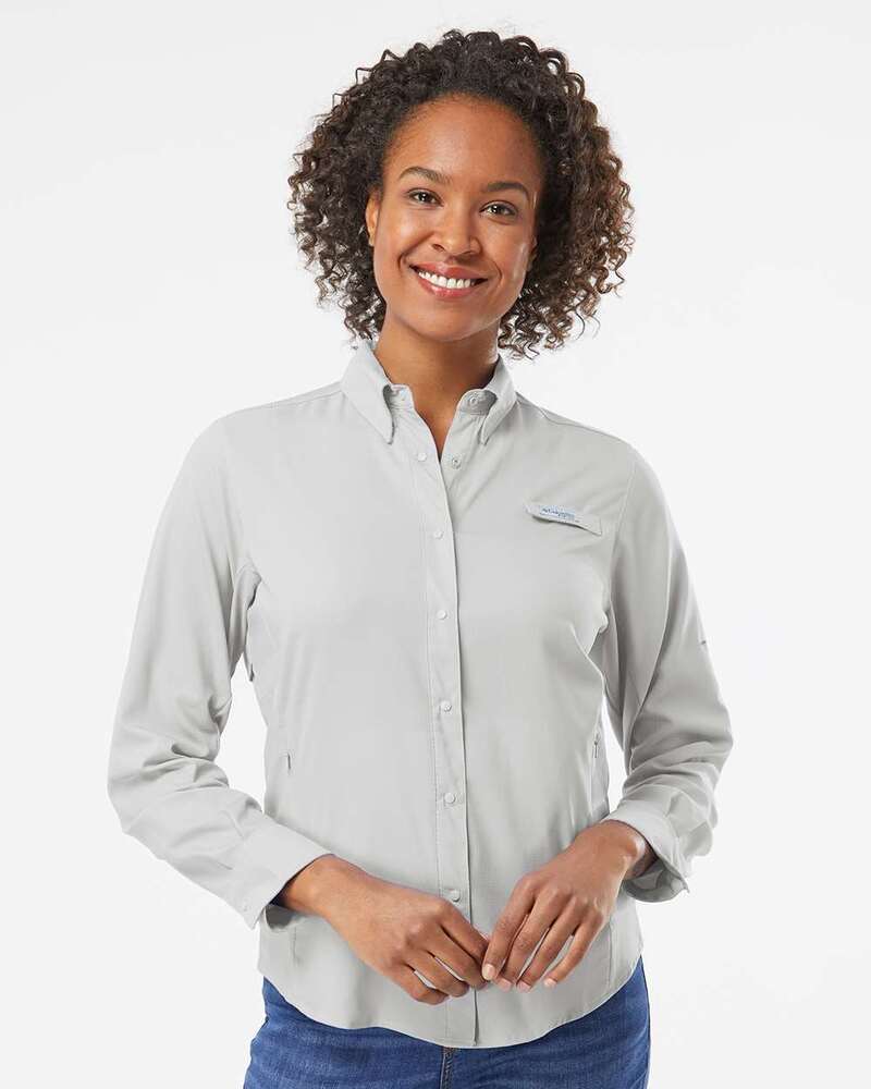 columbia 212465 women's pfg tamiami™ ii long sleeve shirt Front Fullsize