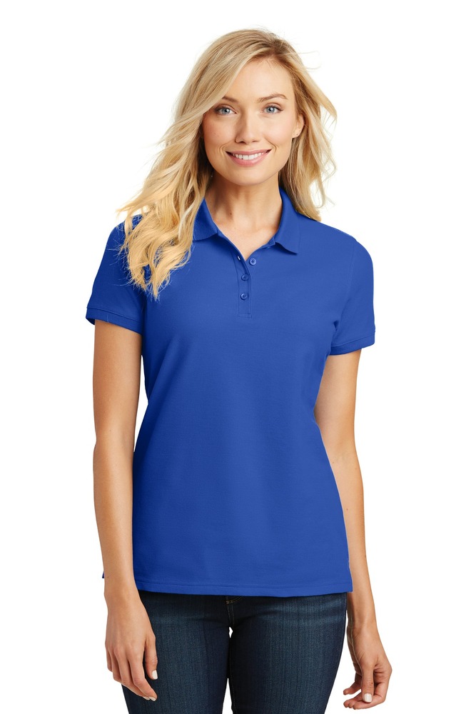 Port Authority L100 Ladies Core Classic Pique Polo Front Fullsize"