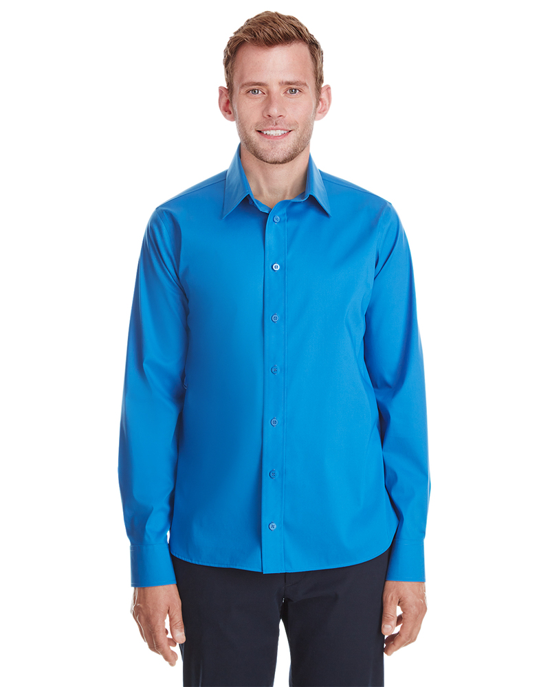 devon & jones dg561 men's untucked™ crown collection™ stretch broadcloth shirt Front Fullsize