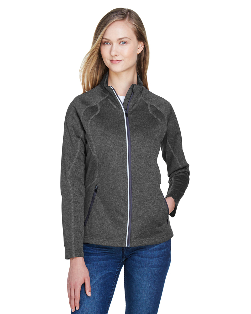 north end 78174 ladies' gravity performance fleece jacket Front Fullsize