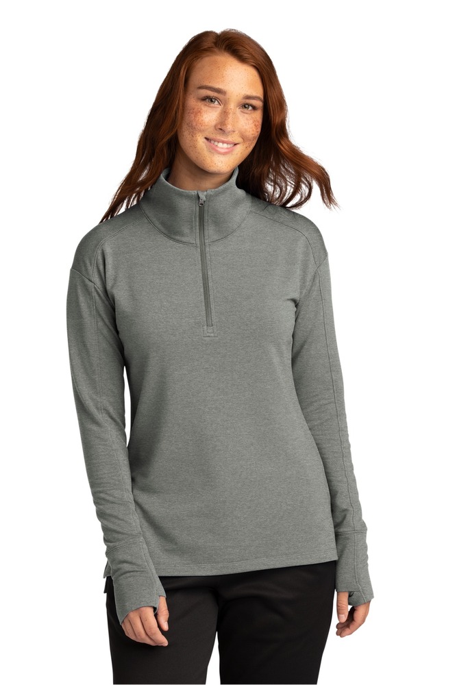 sport-tek lst561 ladies sport-wick ® flex fleece 1/4-zip Front Fullsize
