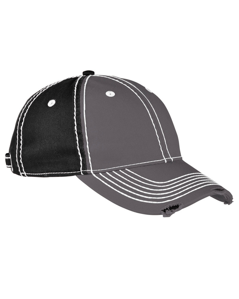 Adams RM102 Adult Distressed Rambler Cap Front Fullsize"