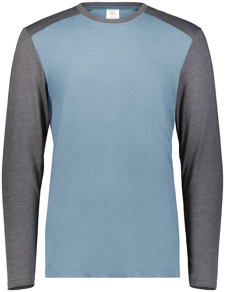 augusta sportswear 6882 youth gameday vintage long sleeve tee Front Fullsize