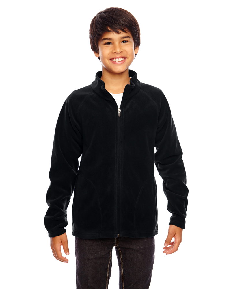 Team 365 TT90Y Youth Campus Microfleece Jacket Front Fullsize"