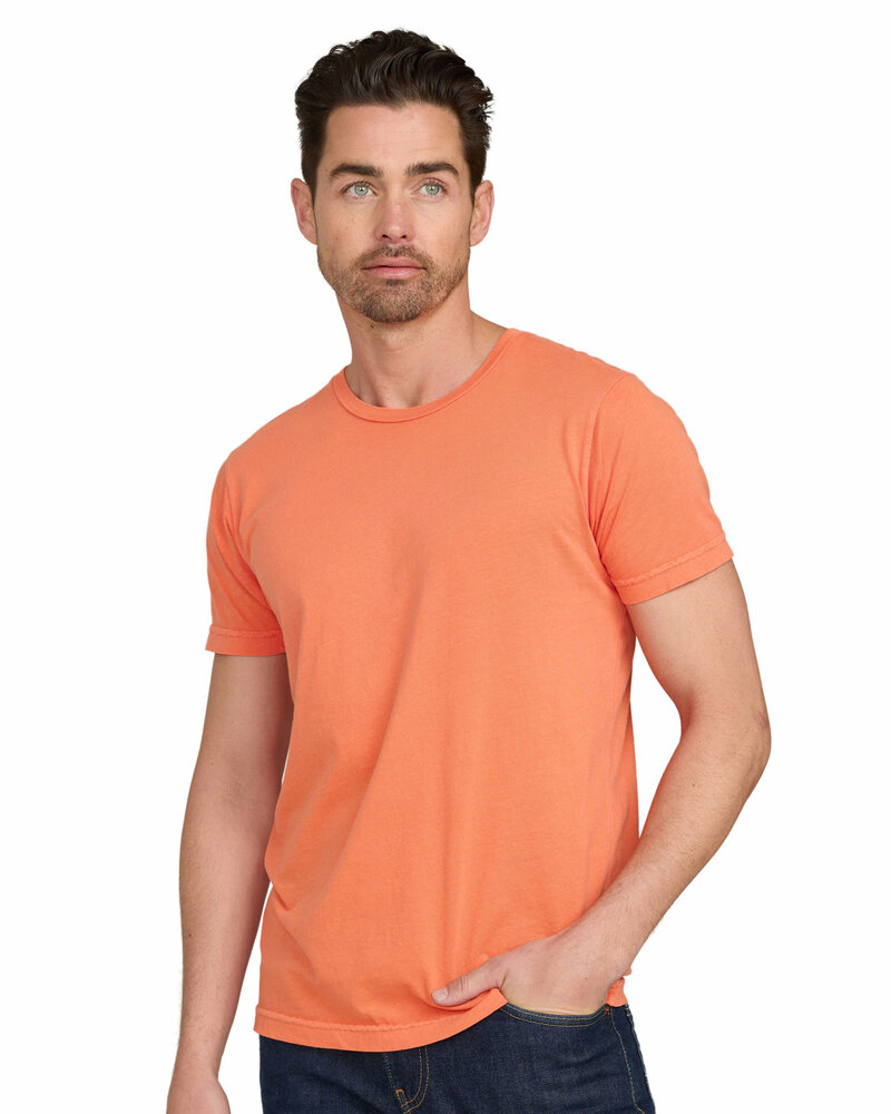 us blanks us2400g unisex 3.8 oz. short-sleeve garment-dyed crewneck Front Fullsize