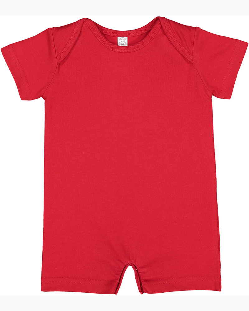 rabbit skins 4486 infant premium jersey t-romper Front Fullsize