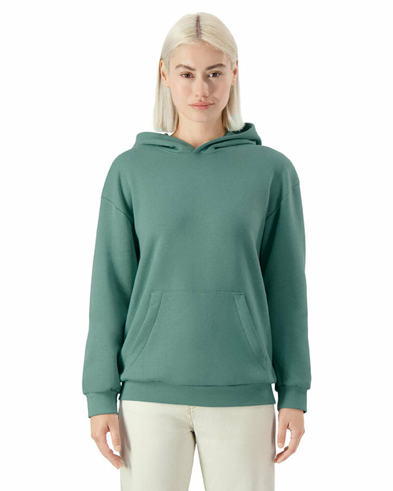 american apparel rf498 unisex reflex fleece pullover hooded sweatshirt Front Fullsize