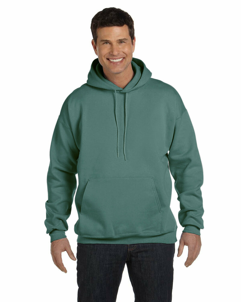 Hanes F170 Adult 9.7 oz. Ultimate Cotton® 90/10 Pullover Hooded Sweatshirt Front Fullsize"