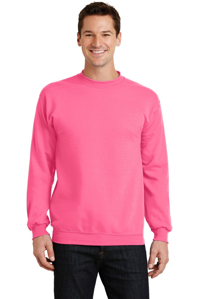 port & company pc78 core fleece crewneck sweatshirt Front Fullsize