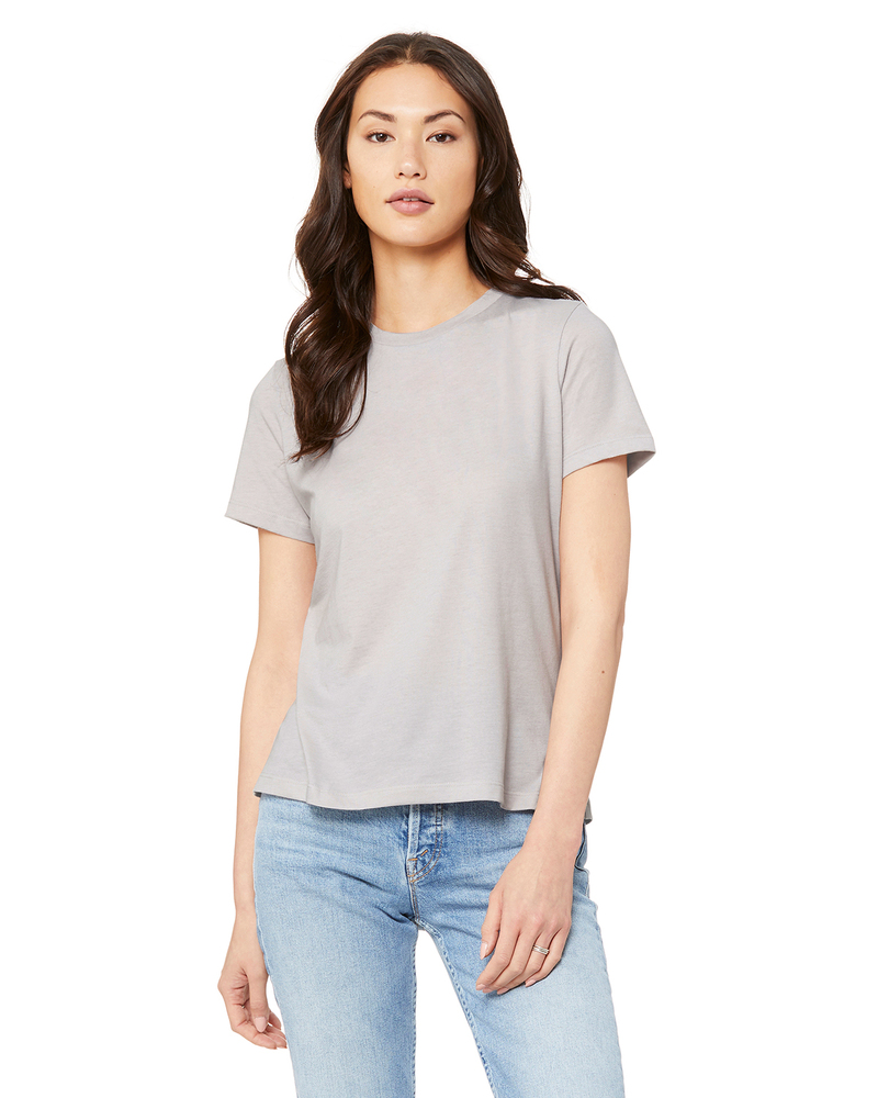 bella + canvas 6400cvc ladies' relaxed heather cvc short-sleeve t-shirt Front Fullsize