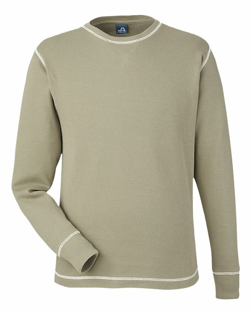 J America JA8238 Men's Vintage Long-Sleeve Thermal T-Shirt Front Fullsize"