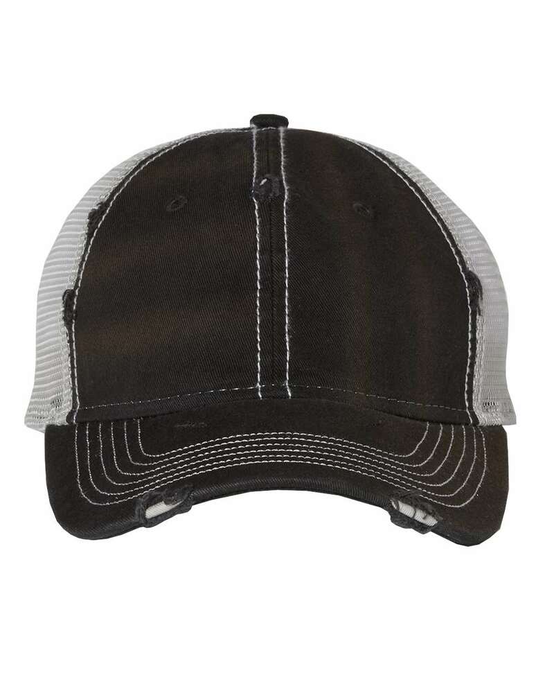 sportsman s3150 bounty dirty-washed mesh-back cap Front Fullsize