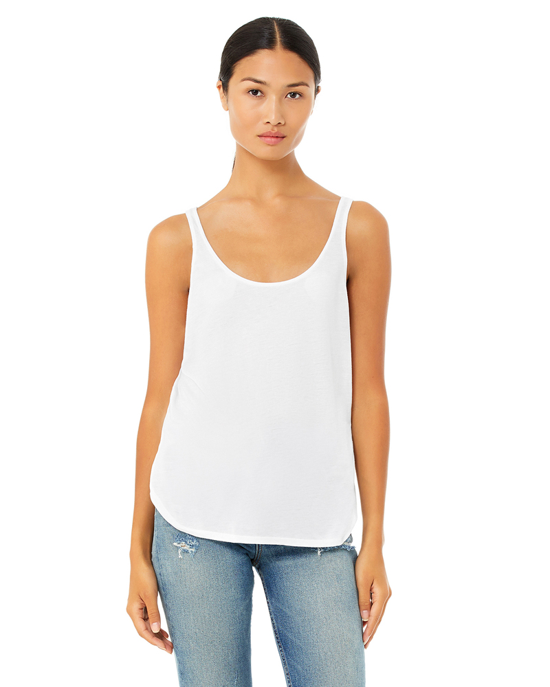 Bella + Canvas B8802 Women's Flowy Side-Slit Tank Front Fullsize"