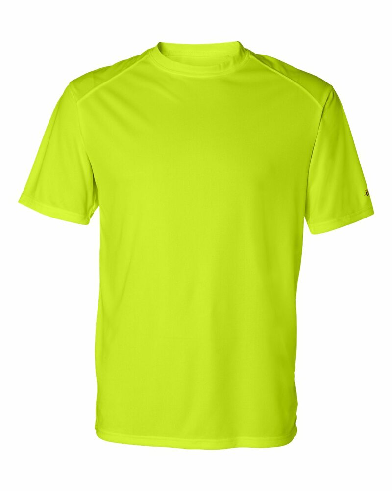 badger sport 4120 men's b-core sport shoulders t-shirt Front Fullsize