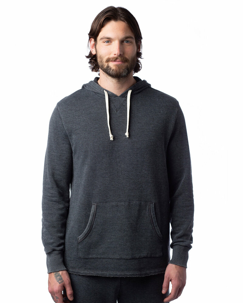 alternative 8629nm men's school yard pullover hooded sweatshirt Front Fullsize