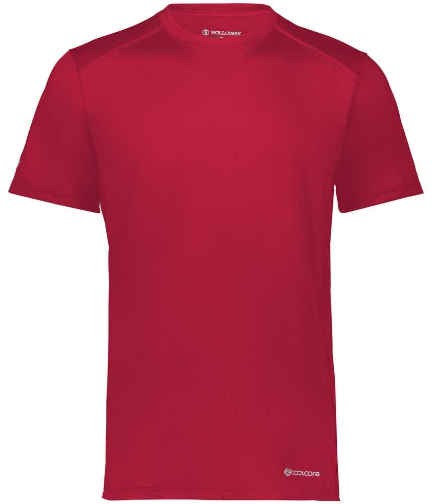 Holloway 222236 Youth Essential Tee Powered by Coolcore® Front Fullsize"