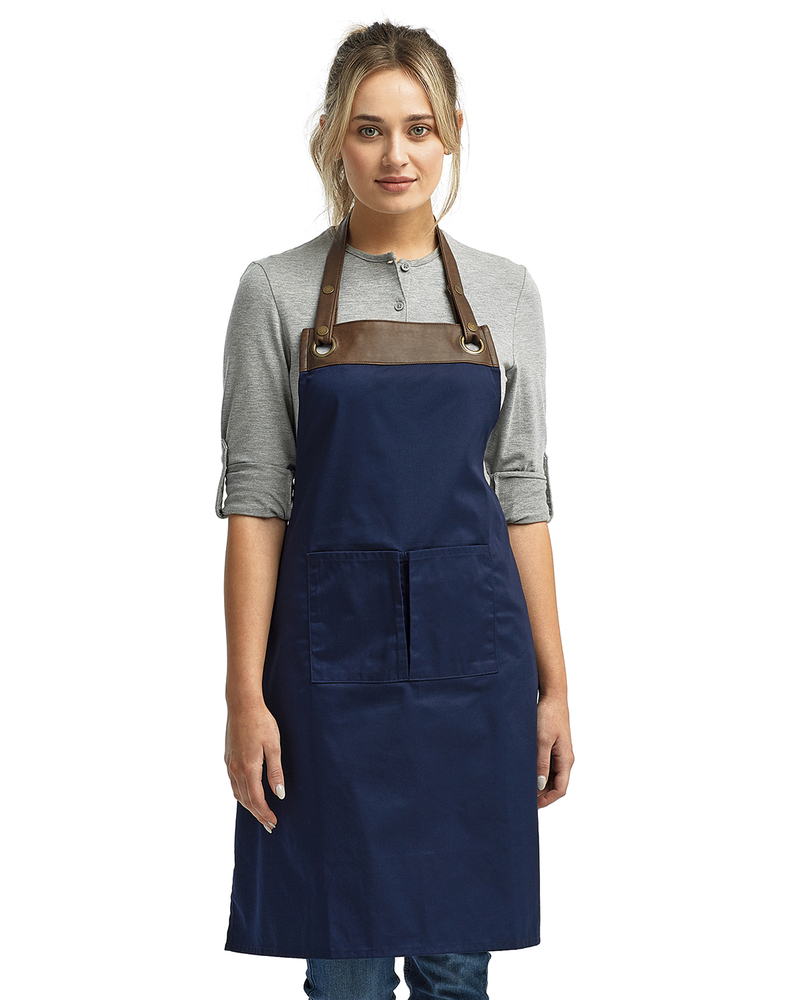 Artisan Collection by Reprime RP123 Espresso Bib Apron Front Fullsize"