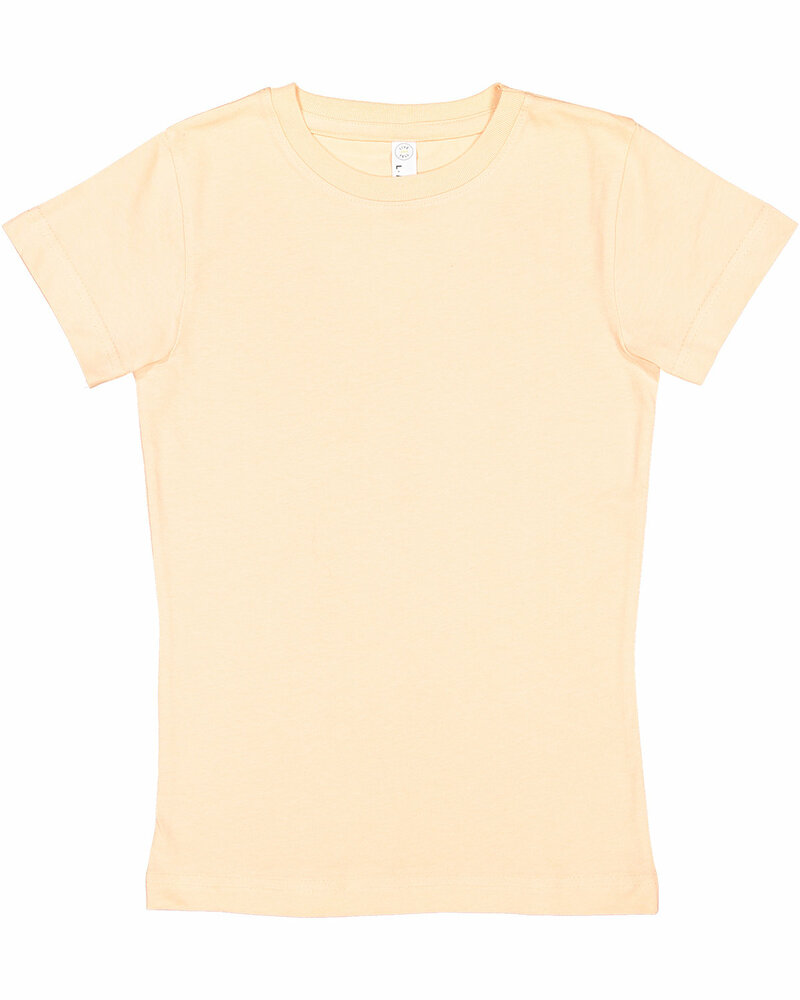 LAT 2616 Girls' Fine Jersey T-Shirt Front Fullsize"