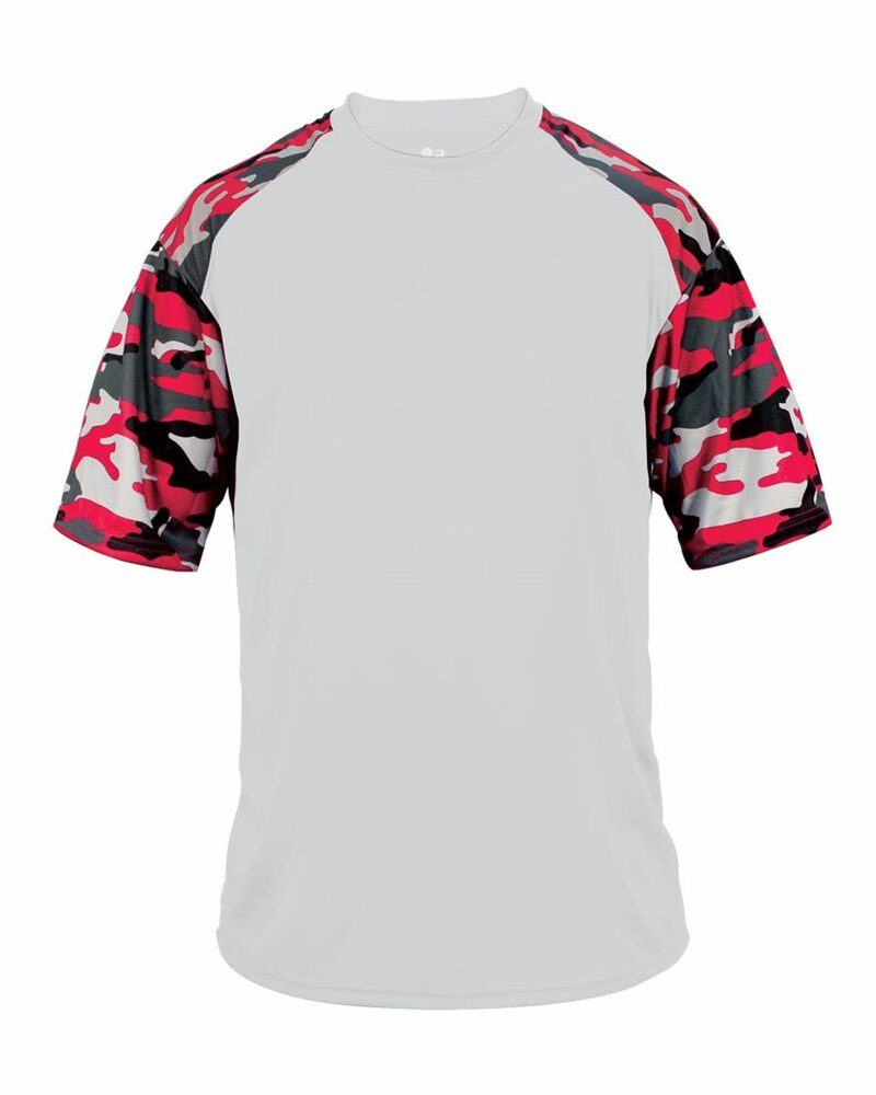 Badger Sport 2141 Camo Sport Youth Tee Front Fullsize"